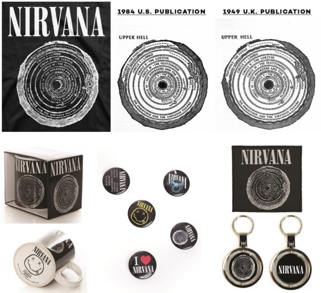 NIRVANA Sued For Using Illustration From Translation Of Dante's 'Inferno' On Band Merchandise