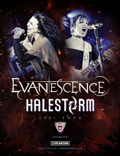 EVANESCENCE And HALESTORM Announce Fall 2021 U.S. Tour