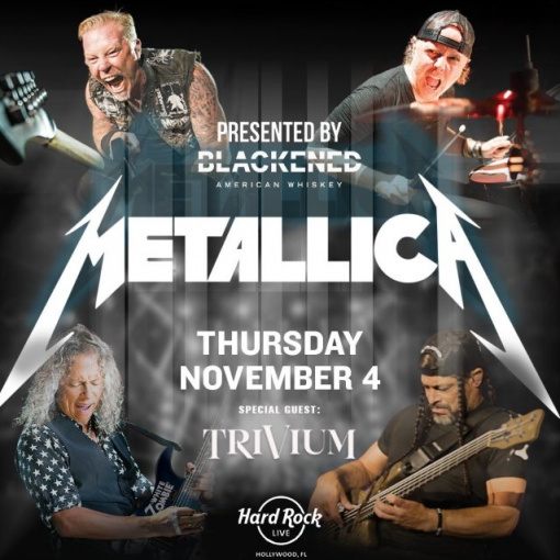 METALLICA Plays 'Intimate' Concert In Hollywood, Florida (Video)