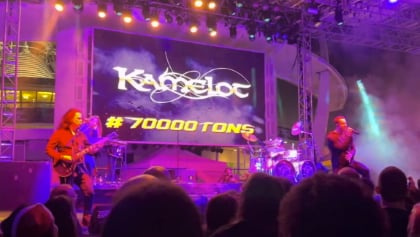 Watch: KAMELOT Performs New Single 'One More Flag In The Ground' Live For First Time Aboard 70000 TONS OF METAL Cruise